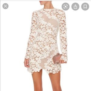 Self-Portrait 3D Floral Mini Dress size 2 NWT